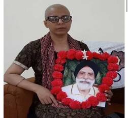 ਉੱਤਰ ਪ੍ਰਦੇਸ਼ 'ਚ ਇਨਸਾਫ ਲਈ ਸਿੱਖ ਮਹਿਲਾ ਨੇ ਕਰਵਾਏ ਕੇਸ ਕਤਲ