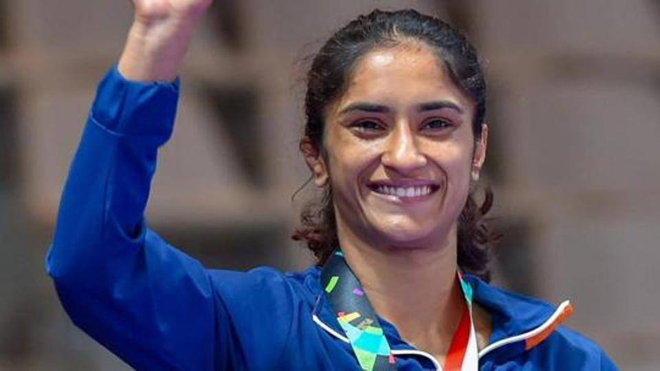 India wrestler Vinesh Phogat makes it to 2020 Tokyo Olympics, to fight for bronze at Worlds 2020 ‘ਚ ਟੋਕੀਓ ਓਲੰਪਿਕ ‘ਚ ਪਹੁੰਚਣ ਵਾਲੀ ਪਹਿਲੀ ਭਾਰਤੀ ਮਹਿਲਾ ਬਣੀ ਵਿਨੇਸ਼ ਫੋਗਾਟ