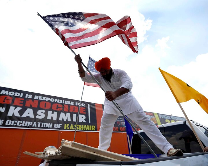 protest against howdy modi rally ‘ਹਾਓਡੀ ਮੋਦੀ’ ਰੈਲੀ ਤੋਂ ਪਹਿਲਾਂ ਖਾਲਿਸਤਾਨੀਆਂ ਤੇ ਕਸ਼ਮੀਰੀਆਂ ਦਾ ਐਕਸ਼ਨ