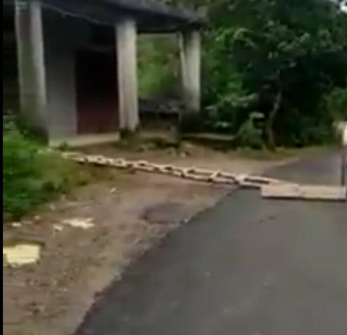 ਵੀਡੀਓ ਕਾਂਗੜਾ ਦੇ ਜਵਾਲਾਜੀ ਦਾ ਹੈ, ਜਿੱਥੇ ਸਮੱਸਿਆਵਾਂ ਵੱਲ ਧਿਆਨ ਖਿੱਚਣ ਲਈ ਬਜ਼ੁਰਗ ਨੇ ਆਪਣੇ ਘਰ ਦੇ ਬਾਹਰ ਹੀ ਸੜਕ 'ਤੇ ਟੋਲ ਟੈਕਸ ਵਸੂਲਣਾ ਸ਼ੁਰੂ ਕਰ ਦਿੱਤਾ ਹੈ।