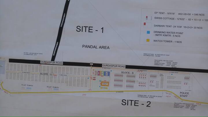 ਟੈਂਟ ਸਿਟੀ ਦੇ ਵਿੱਚ ਬਕਾਇਦਾ ਤੌਰ ਤੇ ਲੰਗਰ ਦਾ ਪ੍ਰਬੰਧ ਵੀ ਕੀਤਾ ਜਾਵੇਗਾ। ਇਸ ਨੂੰ ਸੁਰੱਖਿਆ ਦੇ ਨਜ਼ਰੀਏ ਦੇ ਨਾਲ ਹਰ ਪਾਸੋਂ ਸੁਰੱਖਿਅਤ ਰੱਖਣ ਦੀ ਕੋਸ਼ਿਸ਼ ਕੀਤੀ ਜਾ ਰਹੀ ਹੈ। 