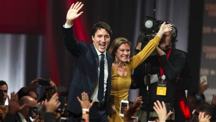 Canada elections: Justin Trudeau wins second term in hard-fought ਜਸਟਿਨ ਟਰੂਡੋ 157 ਸੀਟਾਂ ਜਿੱਤ ਬਣੇ ਕੈਨੇਡਾ ਦੇ ਕਿੰਗ