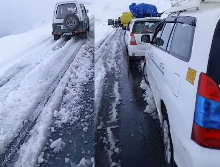 ਠੰਢ ਨੇ ਫੜਿਆ ਜ਼ੋਰ, ਮੌਸਮ ਵਿਭਾਗ ਵੱਲੋਂ ਔਰੇਂਜ ਅਲਰਟ ਜਾਰੀ orange-alert-issued-for-6-districts-including-shimla-snowfall-in-rohtang ਠੰਢ ਨੇ ਫੜਿਆ ਜ਼ੋਰ, ਮੌਸਮ ਵਿਭਾਗ ਵੱਲੋਂ ਔਰੇਂਜ ਅਲਰਟ ਜਾਰੀ