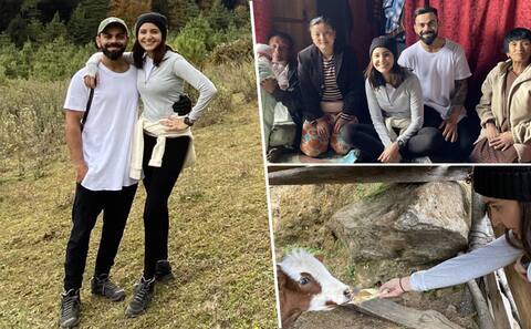 ਕੋਹਲੀ ਤੇ ਅਨੁਸ਼ਕਾ ਦੀ ਭੂਟਾਨ ਗੇੜੀ, ਤਸਵੀਰਾਂ ਵਾਇਰਲ ਕੋਹਲੀ ਤੇ ਅਨੁਸ਼ਕਾ ਦੀ ਭੂਟਾਨ ਗੇੜੀ, ਤਸਵੀਰਾਂ ਵਾਇਰਲ