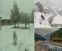 ਕਸ਼ਮੀਰ-ਹਿਮਾਚਲ ਸਣੇ ਡਲਹੌਜੀ \'ਚ ਬਰਫਬਾਰੀ, ਲੁੜਕਿਆ ਪਾਰਾ