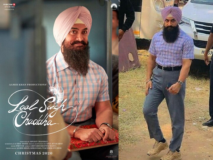 Aamir Khan took to Instagram to share the first poster of his upcoming film Laal Singh Chaddha ਆਮਿਰ ਖ਼ਾਨ ਨੇ ‘ਲਾਲ ਸਿੰਘ ਚੱਢਾ’ ਬਣ ਸ਼ੇਅਰ ਕੀਤਾ ਫਸਟ ਲੁੱਕ