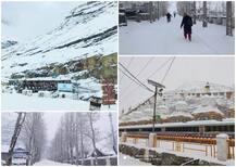 ਪਹਾੜੀ ਇਲਾਕਿਆਂ ‘ਚ ਬਰਫਬਾਰੀ, ਨਾਰਕੰਡਾ ‘ਚ ਬਰਫ ਨੇ ਰੋਕਿਆ ਰਾਹ, ਵੇਖੋ ਖੂਬਸੂਰਤ ਤਸਵੀਰਾਂ