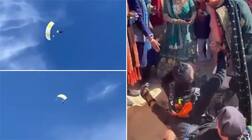 ਅਸਮਾਨ 'ਚੋਂ ਕੁੱਦ ਵਿਆਹ ‘ਚ ਕੀਤੀ ਲਾੜੇ ਨੇ ਐਂਟਰੀ, ਜਾਣੋ ਫੇਰ ਕੀ ਹੋਇਆ