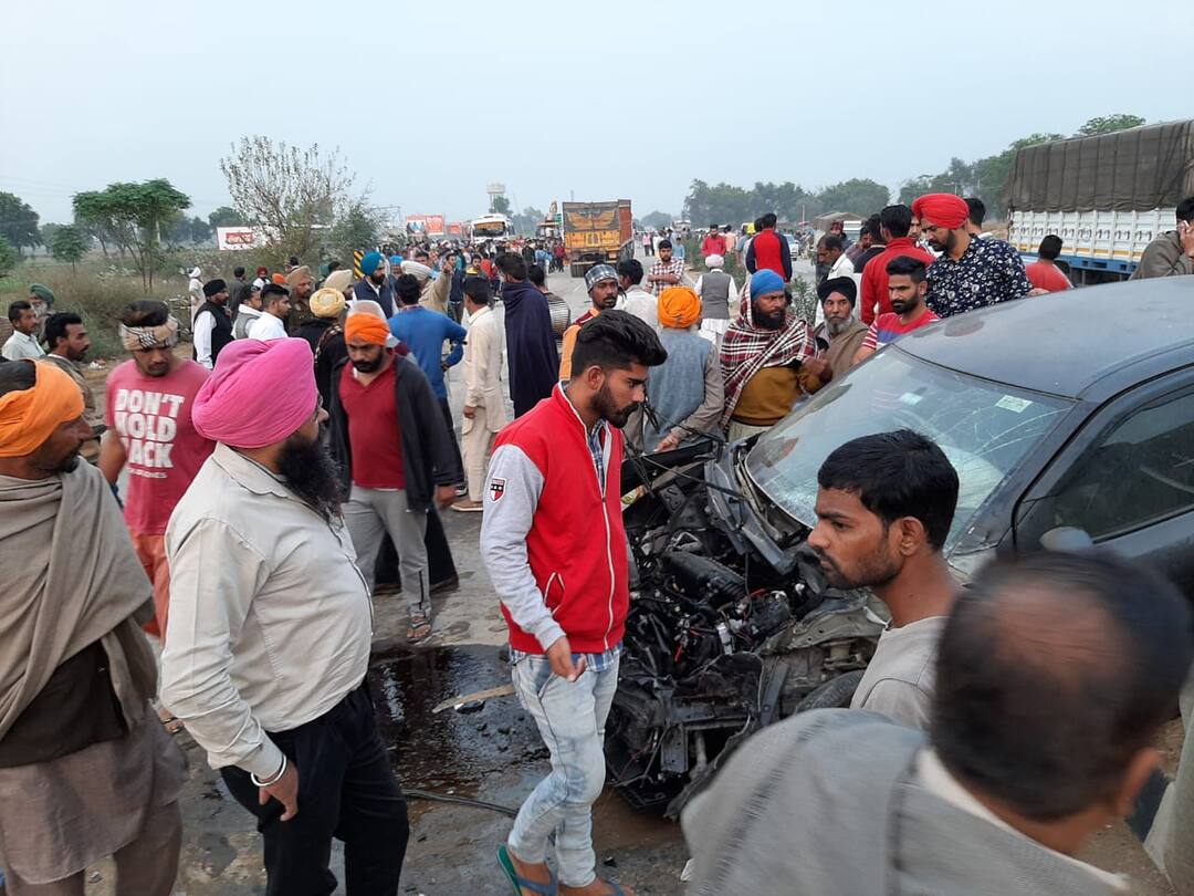 accident in bathinda ਬਠਿੰਡਾ ਨੇੜੇ ਭਿਆਨਕ ਹਾਦਸਾ, ਚਾਰ ਮੌਤਾਂ, 12 ਜ਼ਖ਼ਮੀ
