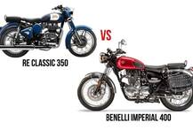 Royal Enfield Bullet 350 ਤੇ Benelli Imperiale 400 'ਚੋਂ ਕਿਹੜਾ ਬਿਹਤਰ?