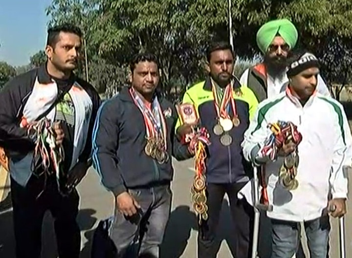 players protest against captain govt ਪੰਜਾਬ ਦੇ ਪੈਰਾ ਖਿਡਾਰੀਆਂ ਵੱਲੋਂ ਭੁੱਖ ਹੜਤਾਲ