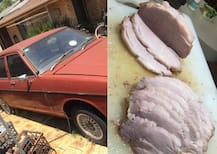 ਭਿਆਨਕ ਗਰਮੀ 'ਚ ਤਪਦੀ ਕਾਰ ਦਾ ਬੰਦੇ ਨੇ ਚੁੱਕਿਆ ਫਾਇਦਾ, ਬਣਾਇਆ ਮੀਟ