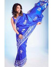 ਨੀਲੇ ਰੰਗ ਦੀ ਸਾੜੀ 'ਚ ਪ੍ਰਿਯੰਕਾ ਨੇ ਜਿੱਤਿਆ ਦਿਲ, ਹਰ ਕੋਈ ਕਰ ਰਿਹਾ ਤਾਰੀਫ਼ਾਂ