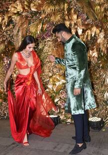 ਮਲਾਇਕਾ ਨੂੰ ਲਾਲ ਸਾੜੀ ਨੇ ਕੀਤਾ ਬਹੁਤ ਪ੍ਰੇਸ਼ਾਨ, ਵਿਆਹ 'ਚ ਇੰਝ ਸੰਭਾਲਦੀ ਰਹੀ ਕੱਪੜੇ