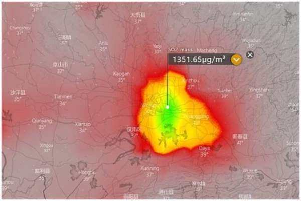 Does this satellite image show the scale of China's coronavirus cremations?  ਚੀਨ 'ਚ ਸਾੜੀਆਂ ਕੋਰੋਨਾਵਾਇਰਸ ਦੇ 10,000 ਮਰੀਜ਼ਾਂ ਦੀਆਂ ਲਾਸ਼ਾਂ !