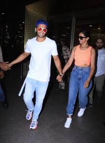 ਛੁੱਟੀ ਤੋਂ ਵਾਪਸ ਪਰਤੇ ਰਣਵੀਰ ਅਤੇ ਦੀਪਿਕਾ, ਏਅਰਪੋਰਟ 'ਤੇ ਹੱਥ ਫੜ੍ਹ ਤੁਰਦੇ ਆਏ ਨਜ਼ਰ