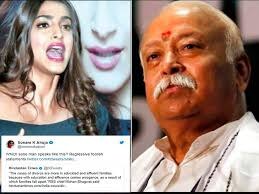 Sonam Kapoor Calls RSS Chief's Divorce Remarks 