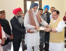 ਸਭ ਕੁਝ ਠੀਕ ਕਰਨ ਲਈ ਬਾਦਲ ਨੂੰ ਮਿਲੇ ਨੱਢਾ, ਮੁੰਡੇ ਦੇ ਵਿਆਹ 'ਚ ਸੱਦਿਆ