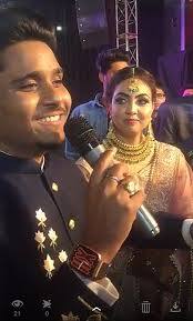 ਰਿਸੈਪਸ਼ਨ 'ਚ ਫਿਰੋਜ਼ ਖ਼ਾਨ, ਮਾਸਟਰ ਸਲੀਮ, ਗਗਨ ਕੋਕਰੀ ਤੇ ਨਛੱਤਰ ਗਿੱਲ ਸਮੇਤ ਕਈ ਨਾਮੀ ਸਿਤਾਰੇ ਨਜ਼ਰ ਆਏ।