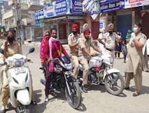 ਮੋਟਰਸਾਈਕਲ 'ਤੇ ਵਿਆਹ ਕੇ ਲਿਆਇਆ ਦੁਲਹਨ, ਪੰਜਾਬ ਪੁਲਿਸ ਨੇ ਕੱਟਿਆ ਕੇਕ