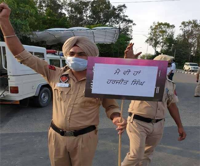 ਪੰਜਾਬ ਪੁਲਿਸ ਦੇ 80,000 ਮੁਲਾਜ਼ਮਾਂ ਦੀ ਅਨੋਖੀ ਪਹਿਲ, 'ਸਾਰਿਆਂ ਦੀ ਨੇਮ ਪਲੇਟ ਸਿਰਫ ਇੱਕ ਹੀ ਨਾਂ' Harjit Singh on name plate of DGP and 80 thousand police cops ਪੰਜਾਬ ਪੁਲਿਸ ਦੇ 80,000 ਮੁਲਾਜ਼ਮਾਂ ਦੀ ਅਨੋਖੀ ਪਹਿਲ, 'ਸਾਰਿਆਂ ਦੀ ਨੇਮ ਪਲੇਟ ਸਿਰਫ ਇੱਕ ਹੀ ਨਾਂ'