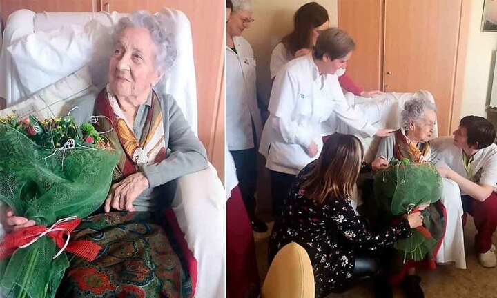 113-year-old Spanish lady becomes oldest person to defeat coronavirus 113 ਸਾਲਾ ਬੇਬੇ ਨੇ ਦੱਸੀ ਕੋਰੋਨਾ ਦੀ ਔਕਾਤ, ਪਹਿਲਾਂ ਸਵਾਈਨ ਫਲੂ ਨੂੰ ਵੀ ਦੇ ਚੁੱਕੀ ਮਾਤ