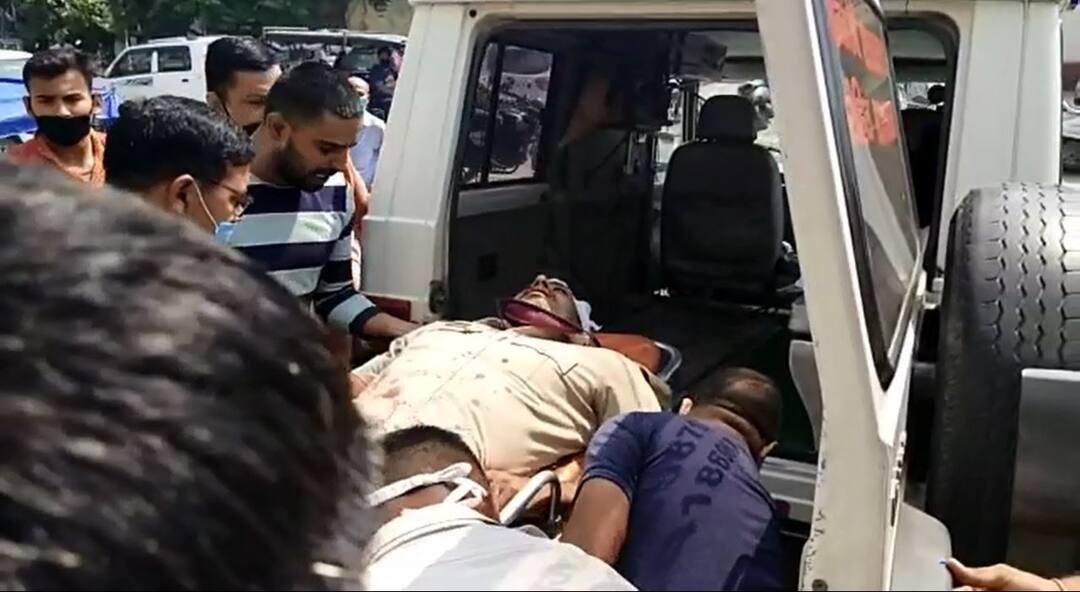 Speedy car drag traffic cop, injured, haryana, Panipat ਤੇਜ਼ ਰਫਤਾਰ ਕਾਰ ਨੇ ਟ੍ਰੈਫਿਕ ਪੁਲਿਸ ਮੁਲਾਜ਼ਮ ਨੂੰ 200 ਮੀਟਰ ਤੱਕ ਘਸੀਟਿਆ, ਹਾਲਤ ਗੰਭੀਰ