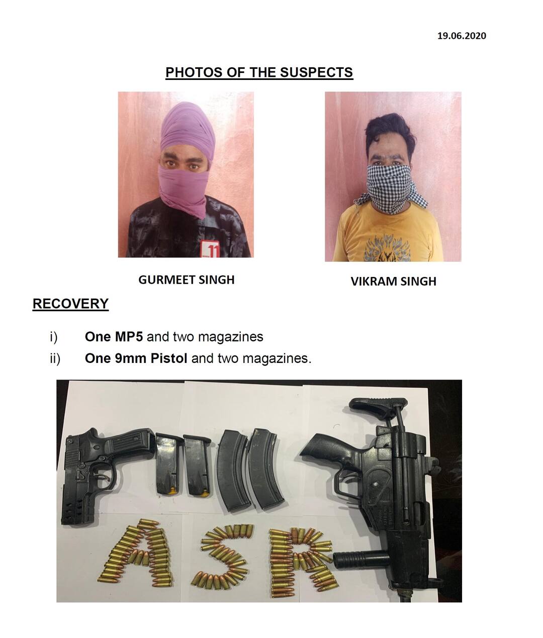 Punjab Police busted another Terror Module in ASR ਅੰਮ੍ਰਿਤਸਰ ਚੋਂ ਦੋ ਦਹਿਸ਼ਤਗਰਦ ਹਥਿਆਰਾਂ ਸਣੇ ਕਾਬੂ