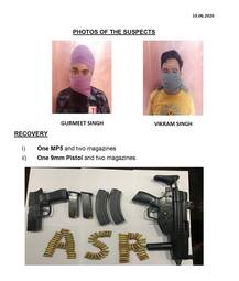 ਅੰਮ੍ਰਿਤਸਰ ਚੋਂ ਦੋ ਦਹਿਸ਼ਤਗਰਦ ਹਥਿਆਰਾਂ ਸਣੇ ਕਾਬੂ