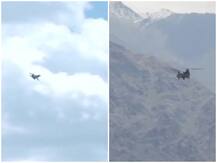 ਭਾਰਤ-ਚੀਨ ਤਣਾਅ ਦੇ ਵਿਚਕਾਰ ਐਲਏਸੀ ਨੇੜੇ ਲੇਹ-ਲੱਦਾਖ ਵਿੱਚ ਏਅਰ ਫੋਰਸ ਦੇ ਜਹਾਜ਼ਾਂ ਨੇ ਭਰੀ ਉਡਾਨ