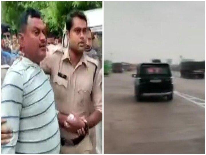 UP police arrive in Kanpur with Vikas Dubey, killer of 8 policemen, appear in court at 10 am 8 ਪੁਲਿਸ ਮੁਲਾਜ਼ਮਾਂ ਦੇ ਕਾਤਲ ਵਿਕਾਸ ਦੂਬੇ ਨੂੰ ਲੈ ਯੂਪੀ ਪੁਲਿਸ ਪਹੁੰਚੀ ਕਾਨਪੁਰ, 10 ਵਜੇ ਅਦਾਲਤ ਵਿੱਚ ਪੇਸ਼ੀ