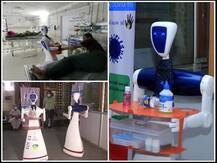 ਰੋਬੋਟਾਂ ਨੇ ਸੰਭਾਲੀ ਕੋਰੋਨਾ ਮਰੀਜ਼ਾਂ ਦੀ ਦੇਖਭਾਲ, ਇੱਥੇ ਦੇਖੋ ਕੰਮ ਕਰਦੇ ਰੋਬੋਟ ਦੀਆਂ ਤਸਵੀਰਾਂ