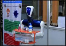 ਰੋਬੋਟਾਂ ਨੇ ਸੰਭਾਲੀ ਕੋਰੋਨਾ ਮਰੀਜ਼ਾਂ ਦੀ ਦੇਖਭਾਲ, ਇੱਥੇ ਦੇਖੋ ਕੰਮ ਕਰਦੇ ਰੋਬੋਟ ਦੀਆਂ ਤਸਵੀਰਾਂ