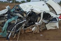 ਪੱਥਰ ਨਾਲ ਭਰਿਆ ਟਰਾਲਾ ਪਲਟਣ ਨਾਲ ਕਾਰ ਤਬਾਹ, 6 ਨੌਜਵਾਨਾਂ ਦੀ ਮੌਤ