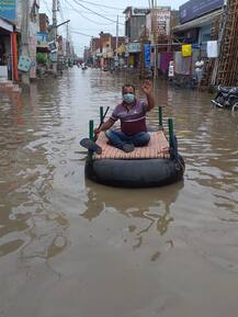 ਜਨਾਬ! ਝੀਲ ਨਹੀਂ ਇਹ ਨੇ ਜੈਤੋ ਦੇ ਬਾਜ਼ਾਰ, ਬਾਰਸ਼ ਮਗਰੋਂ ਚੱਲੀਆਂ ਕਿਸ਼ਤੀਆਂ