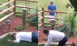 ਗੋਲਫਰ ਗੇਂਦ ਨੂੰ ਲੱਭਣ ਆਏ ਵਿਅਕਤੀ ਨਾਲ ਬਾਸਕਟਬਾਲ ਖਿਡਾਰੀ ਨੇ ਕੀਤਾ ਅਜਿਹਾ ਮਜ਼ਾਕ, ਕੀ ਵਾਇਰਲ ਹੋ ਰਹੀ ਵੀਡੀਓ