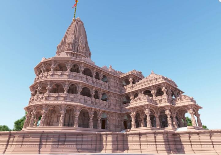 ਸ਼੍ਰੀ ਰਾਮ ਜਨਮ ਭੂਮੀ ਤੀਰਥ ਖੇਤਰ ਨੇ ਵੀ ਮੰਦਰ ਦਾ ਨਮੂਨਾ ਜਾਰੀ ਕੀਤਾ ਹੈ।