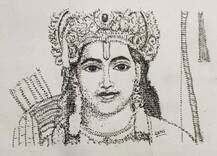 ਬੰਗਲੂਰੋ ਦੇ ਕਲਾਕਾਰ ਨੇ ਟਾਇਪ ਰਾਈਟਰ ਨਾਲ ਬਣਾਇਆ ਭਗਵਾਨ ਰਾਮ ਦਾ ਚਿੱਤਰ