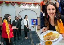 ਚੋਣਾਂ ਤੋਂ ਪਹਿਲਾਂ ਨਿਊਜ਼ੀਲੈਂਡ ਦੀ ਪ੍ਰਧਾਨ ਮੰਤਰੀ ਦਾ ਮੰਦਰ ਦੌਰਾ, ਪੁਰੀਆਂ-ਛੋਲੇ ਦਾ ਮਾਣਿਆ ਆਨੰਦ