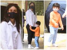 ਕਰੀਨਾ ਕਪੂਰ ਖ਼ਾਨ ਨਾਲ ਮਾਸੀ ਕ੍ਰਿਸ਼ਮਾ ਦੇ ਘਰ ਪਹੁੰਚੇ ਤੈਮੂਰ, ਸਾਹਮਣੇ ਆਈਆਂ ਤਸਵੀਰਾਂ