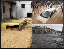 ਜੈਪੁਰ 'ਚ ਭਾਰੀ ਬਾਰਸ਼ ਨਾਲ ਹੜ੍ਹ ਵਰਗੀ ਤਬਾਹੀ, ਸੜਕਾਂ 'ਚ ਮਿੱਟੀ 'ਚ ਦੱਬੇ ਵਾਹਨ