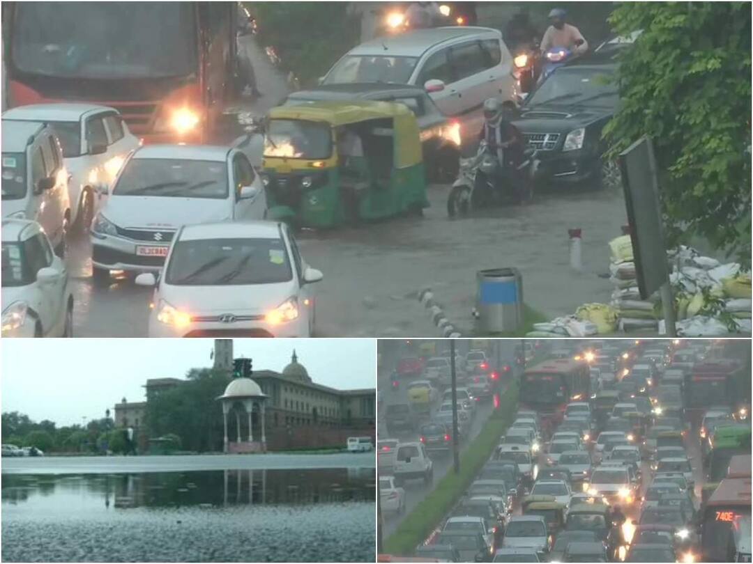 Delhi-NCR Weather: ਦਿੱਲੀ-ਐਨਸੀਆਰ 'ਚ ਭਾਰੀ ਬਾਰਸ਼, ਕਈ ਥਾਂਵਾਂ ’ਤੇ ਭਰਿਆ ਪਾਣੀ Delhi Weather Updates Monsoon and Rain Updates from Delhi NCR Delhi-NCR Weather: ਦਿੱਲੀ-ਐਨਸੀਆਰ 'ਚ ਭਾਰੀ ਬਾਰਸ਼, ਕਈ ਥਾਂਵਾਂ ’ਤੇ ਭਰਿਆ ਪਾਣੀ