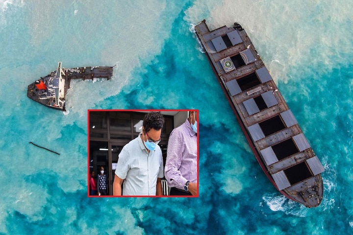 Mauritius Arrests Indian Captain Deputy Of Oil-Spill Ship charged under the piracy and maritime violence act ਸ਼ਿਪ 'ਚੋਂ ਤੇਲ ਲੀਕ ਮਾਮਲੇ 'ਚ ਮੌਰੀਸ਼ਸ 'ਚ ਭਾਰਤੀ ਕਪਤਾਨ ਗ੍ਰਿਫਤਾਰ