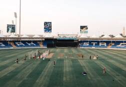 IPL ਖਿਡਾਰੀਆਂ ਨੂੰ ਕੋਰੋਨਾ ਤੋਂ ਬਚਾਉਣ ਲਈ ਸ਼ਾਰਜਾਹ ਦੇ ਮੈਦਾਨ 'ਤੇ ਹੋਈ ਖ਼ਾਸ ਤਿਆਰੀ