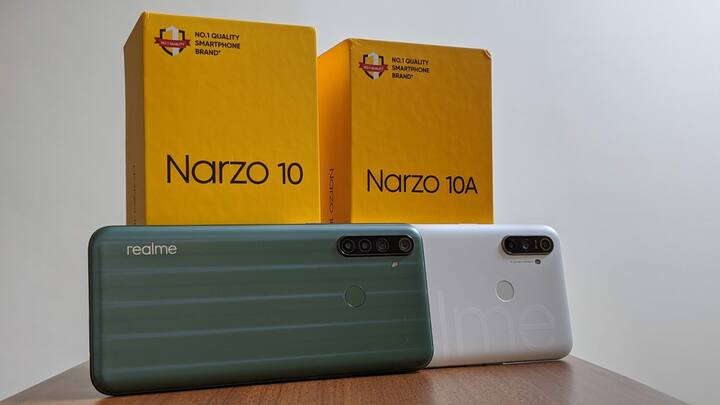 Realme Narzo 10 ਦੇ ਸਪੈਸੀਫਿਕੇਸ਼ਨ: ਮੀਡੀਆਟੇਕ ਦੇ ਔਕਟਾ ਕੋਰ Helio G80 ਚਿੱਪਸੈੱਟ ਨਾਲ ਆਉਣ ਵਾਲੇ ਇਸ ਫੋਨ 'ਚ 6.5 ਇੰਚ ਦੀ ਐਚਡੀ + LCD ਡਿਸਪਲੇਅ ਦਿੱਤੀ ਗਈ ਹੈ। ਫੋਨ ਦੇ ਡਿਸਪਲੇਅ ਦਾ ਰੈਜ਼ੋਲਿਊਸ਼ਨ 1600x720 ਪਿਕਸਲ ਹੈ।