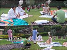 ਧਰਨੇ 'ਤੇ ਬੈਠੇ ਰਾਜ ਸਭਾ ਤੋਂ ਮੁਅੱਤਲ ਸੰਸਦ ਮੈਂਬਰਾਂ ਲਈ ਸਵੇਰੇ ਚਾਹ ਲੈ ਕੇ ਗਏ ਹਰਿਵੰਸ਼, ਸਾਂਸਦਾਂ ਨੇ ਕਿਹਾ- ਕਾਲਾ ਕਾਨੂੰਨ ਵਾਪਸ ਲਓ