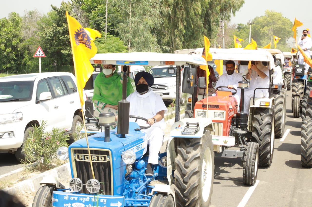 ਅਕਾਲੀ ਦਲ ਨੇ ਸੂਬੇ ਭਰ 'ਚ ‘ਚੱਕਾ ਜਾਮ’ ਪ੍ਰੋਗਰਾਮ ਤਹਿਤ ਕੀਤੇ ਰੋਸ ਮੁਜ਼ਾਹਰੇ