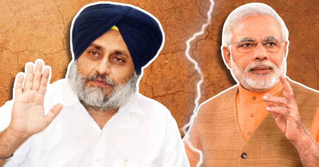 Shiromani akali dal quits PM Modi BJP Led NDA ਅਕਾਲੀ ਦਲ ਨੇ ਛੱਡਿਆ NDA ਦਾ ਸਾਥ, ਖੇਤੀ ਬਿੱਲਾਂ ਦੇ ਵਿਰੋਧ 'ਚ ਲਿਆ ਵੱਡਾ ਫੈਸਲਾ