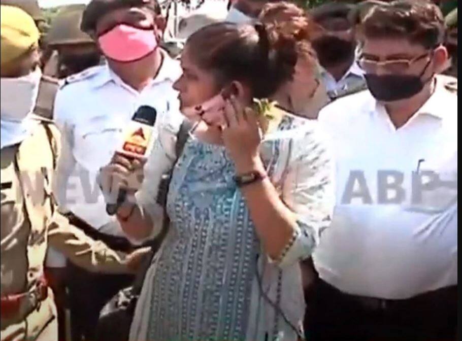 Government hooliganism in UP, abuse of 'ABP News' team, what is the government hiding? Hathras Case: ਯੂਪੀ 'ਚ ਸਰਕਾਰੀ ਗੁੰਡਾਗਰਦੀ, 'ਏਬੀਪੀ ਨਿਊਜ਼' ਦੀ ਟੀਮ ਨਾਲ ਬਦਸਲੂਕੀ, ਆਖਰ ਕੀ ਲਕੋ ਰਹੀ ਸਰਕਾਰ?