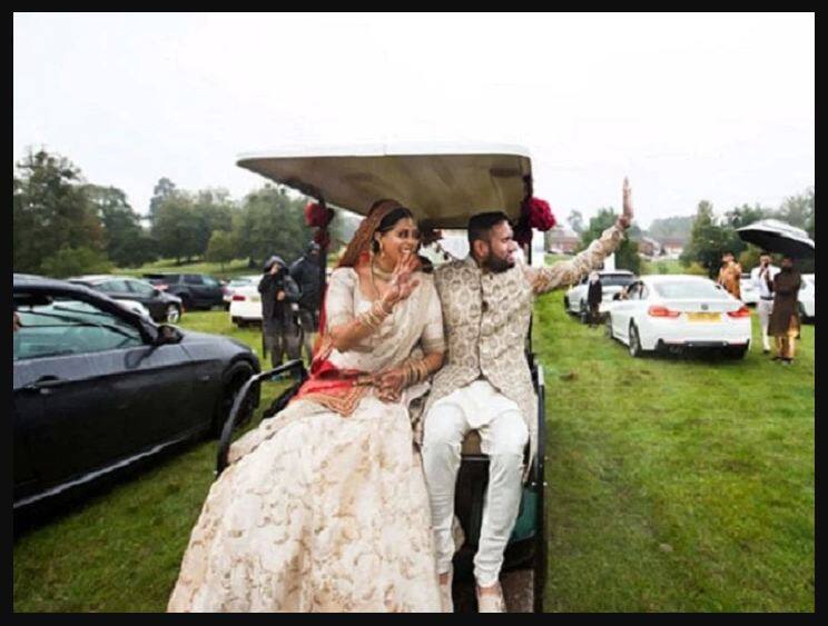indian origin couple drive in wedding to bypass covid guest limit rule in uk london. ਲੌਕਡਾਊਨ ਦੌਰਾਨ ਵਿਆਹ 'ਚ ਜ਼ਿਆਦਾ ਮਹਿਮਾਨ ਬੁਲਾਉਣ ਦਾ ਲੱਭਿਆ ਜੁਗਾੜ